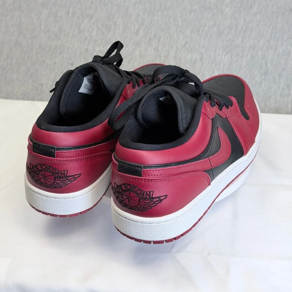 Air Jordan 1 Low Varsity Red Black White Mens Sneakers 553558-606 US 10.5